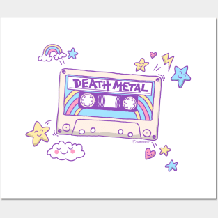 Death Metal Cassette Tape Posters and Art